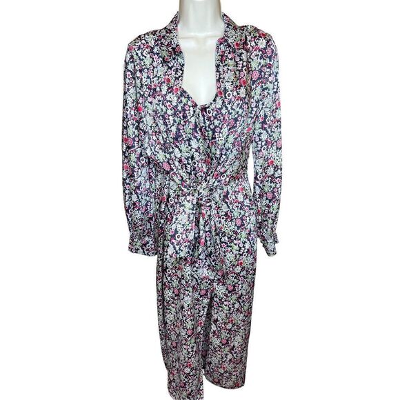 Cinq a Sept Quin Floral MIDI Dress NWT Size 4 - Picture 8 of 15